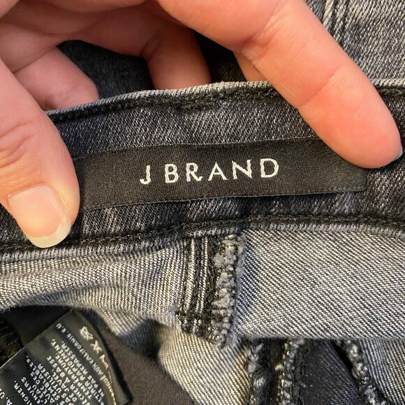 J Brand Nemesis Mid-Rise Distressed Super Skinny Jeans Womens Size 27 - Picture 2 of 10